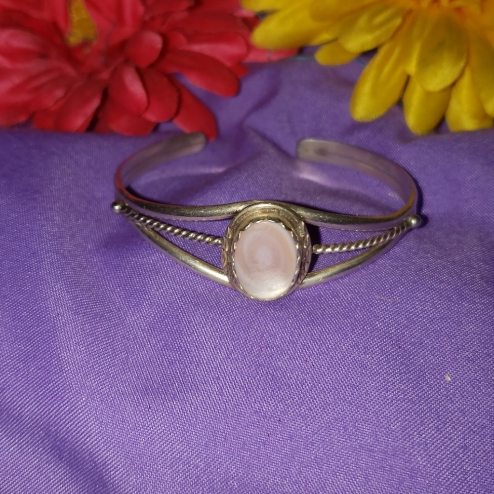 Pink Quartz Cuff